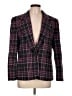 Pendleton 100% Wool Plaid Purple Wool Blazer Size 12 - photo 1