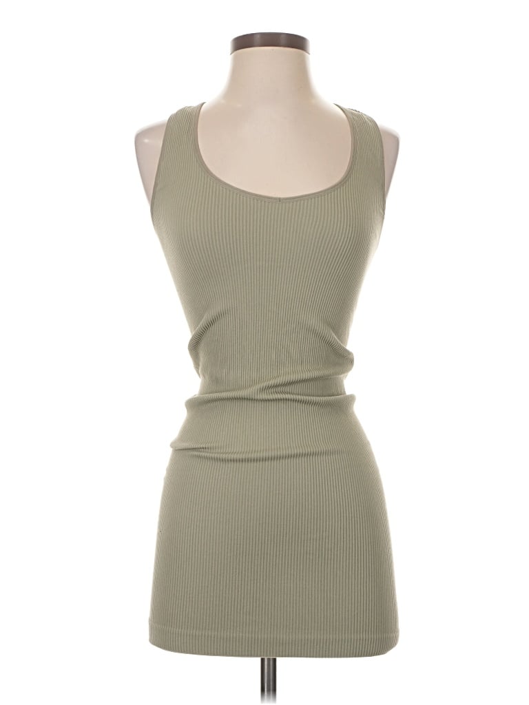 Pre-owned Sunday Best Tank Top Tan Strapless Neckline Tops