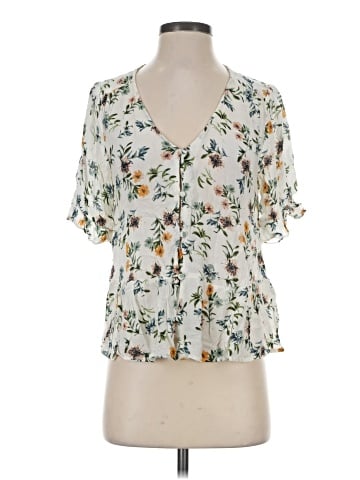 Lucky Brand Short Sleeve Blouse (view 1)