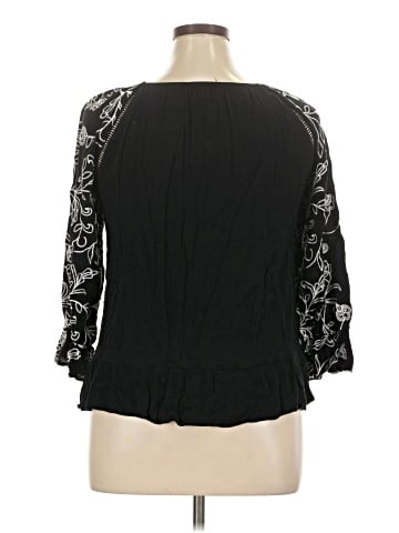 INC International Concepts 3/4 Sleeve Blouse (view 2)