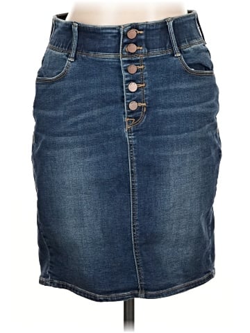 Apt. 9 Denim Skirt (view 1)