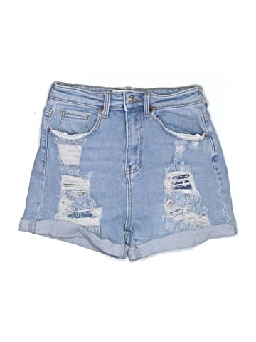 Wax Jean Denim Shorts (view 1)