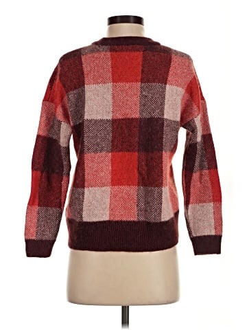 Madewell Fenimore Pullover Sweater in Plaid (view 2)