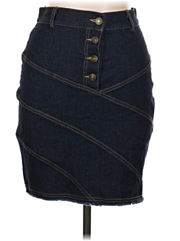 Unbranded Denim Skirt (view 1)