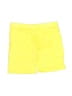 Unbranded Solid Yellow Athletic Shorts Size 110 cm / US 5-6 - photo 2