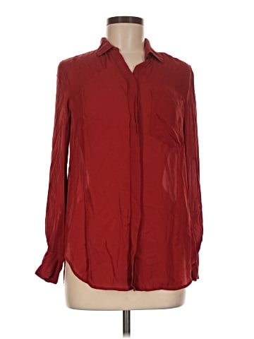 J.Crew Long Sleeve Silk Top (view 1)