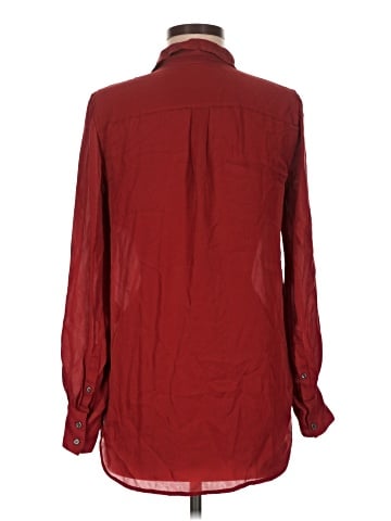 J.Crew Long Sleeve Silk Top (view 2)