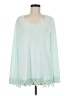 Soft Surroundings Teal Pullover Sweater Size MedEstimated - photo 1