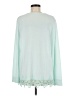 Soft Surroundings Teal Pullover Sweater Size MedEstimated - photo 2
