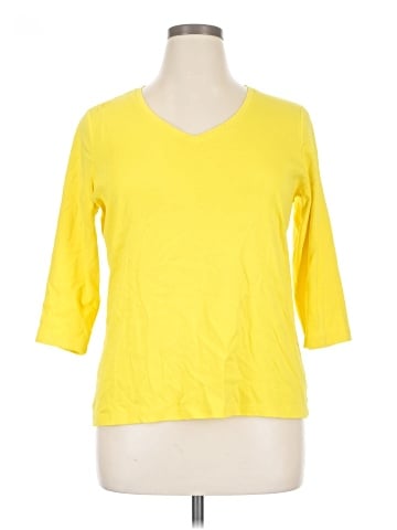 St. John's Bay 3/4 Sleeve T-Shirt (view 1)