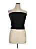Assorted Brands Solid Black Tube Top Size XL - photo 1