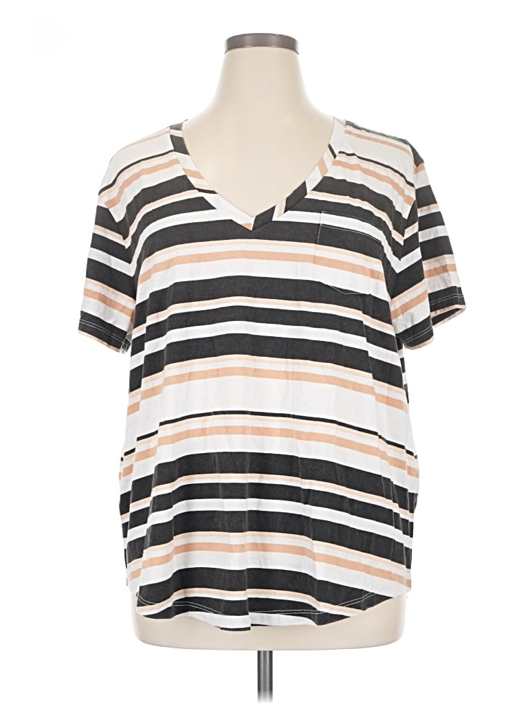Pre-owned Natural Reflections Short Sleeve T-shirt In Tan