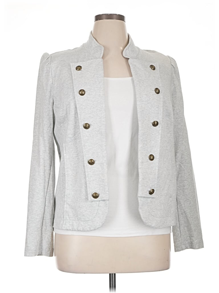 Pre-owned Tommy Hilfiger Cardigan Sweater In Gray