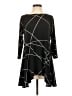 Alfani Graphic Black Casual Dress Size XS - photo 1