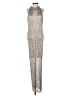 Venus Metallic Silver Cocktail Dress Size M - photo 1
