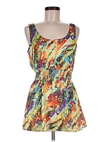 Flounce Sleeveless Blouse (view 1)