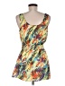Flounce 100% Polyester Yellow Sleeveless Blouse Size M - photo 2