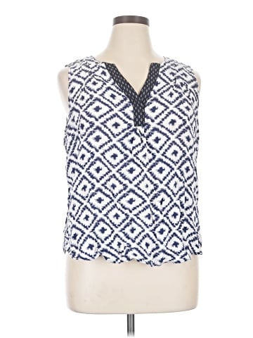 Skies Are Blue Sleeveless Blouse (view 1)