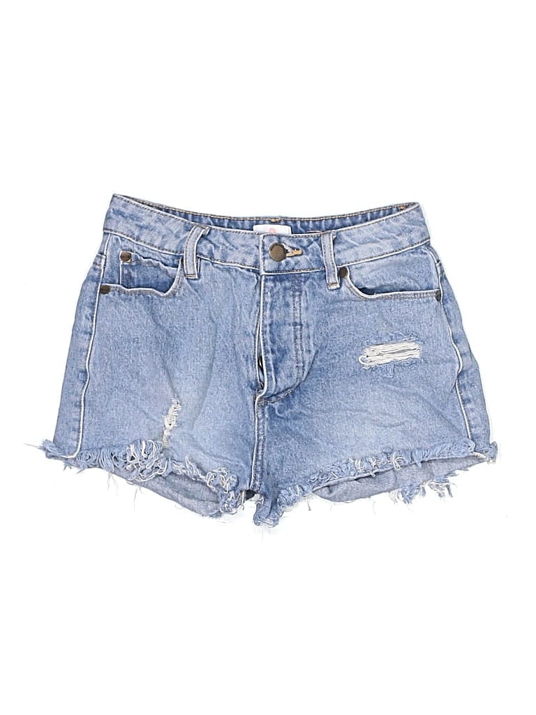 Pre-owned Sisstrevolution Denim Shorts In Blue