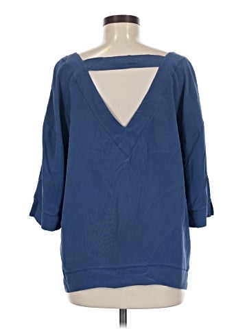 Trina Turk 3/4 Sleeve Silk Top (view 2)