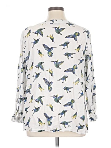 Lane Bryant 3/4 Sleeve Blouse (view 2)