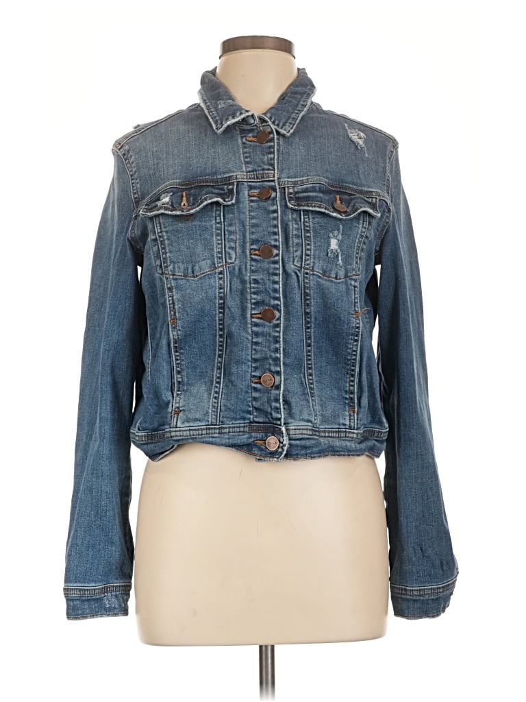 Pre-owned Carly Jean Denim Jacket In Blue