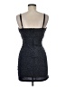 Speechless Metallic Gray Cocktail Dress Size M - photo 2
