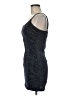 Speechless Metallic Gray Cocktail Dress Size M - photo 5