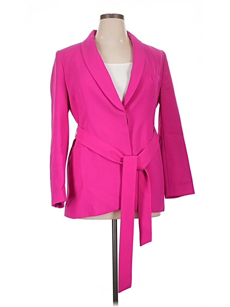 Pre-owned Zara Blazer Jacket In Pink