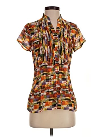 NY Collection Short Sleeve Blouse (view 1)
