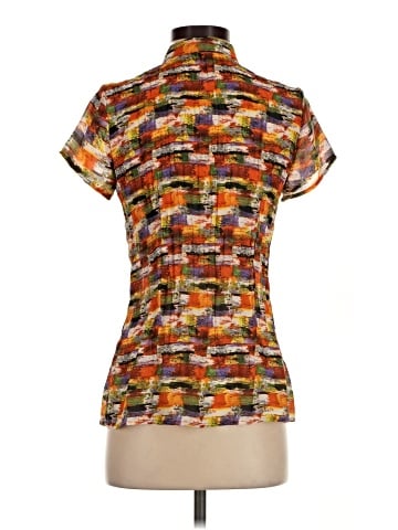 NY Collection Short Sleeve Blouse (view 2)