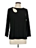 Nine West Black 3/4 Sleeve Top Size L - photo 1
