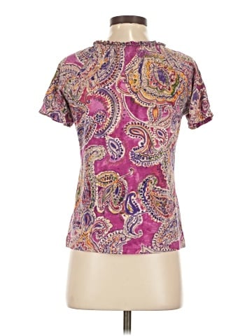 Lauren by Ralph Lauren Short Sleeve Blouse (view 2)