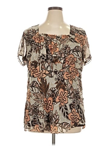 DressBarn Short Sleeve Blouse (view 1)