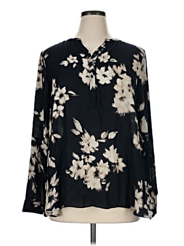 Simply Vera Vera Wang Long Sleeve Blouse (view 1)