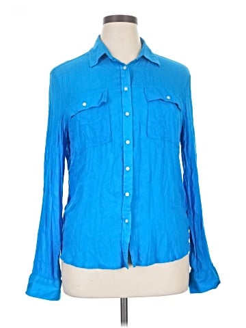 Aeropostale Long Sleeve Button-Down Shirt (view 1)