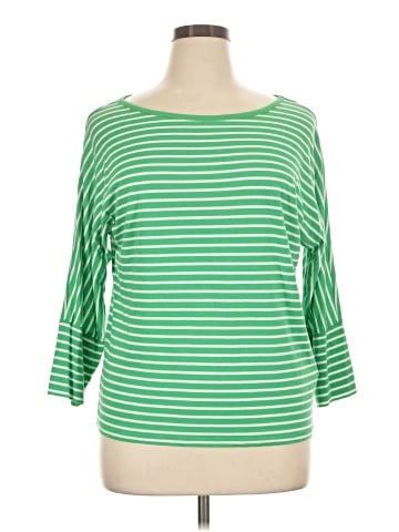 Lauren by Ralph Lauren 3/4 Sleeve T-Shirt (view 1)