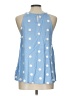 Blu Pepper 100% Rayon Blue Sleeveless Blouse Size L - photo 2