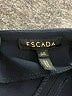 Escada Solid Black Blue Formal Skirt Size EU 36 / US 6 - photo 4