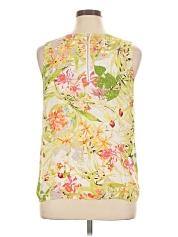 Rose + Olive Sleeveless Blouse (view 2)