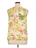 Rose + Olive 100% Polyester Yellow Sleeveless Blouse Size XL - photo 2