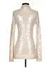 Express Silver Long Sleeve Top Size S - photo 2