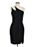 Aqua Solid Black Cocktail Dress Size 8 - photo 1