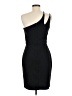 Aqua Solid Black Cocktail Dress Size 8 - photo 2