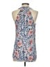 CAbi 100% Polyester Blue Sleeveless Blouse Size XS - photo 2