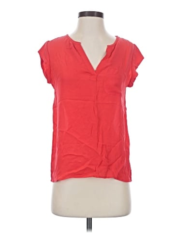 Joie Short Sleeve Silk Top (view 1)