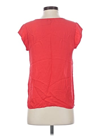 Joie Short Sleeve Silk Top (view 2)