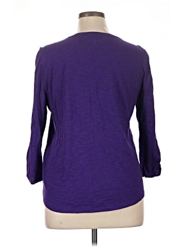 Chico's 3/4 Sleeve T-Shirt (view 2)
