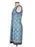 Max Studio Damask Blue Casual Dress Size S - photo 5
