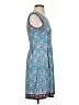 Max Studio Damask Blue Casual Dress Size S - photo 4